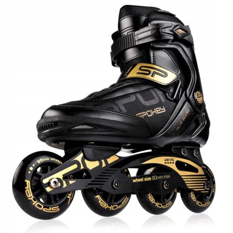 Rolki Spokey Prime Pro czarne rozmiar 46